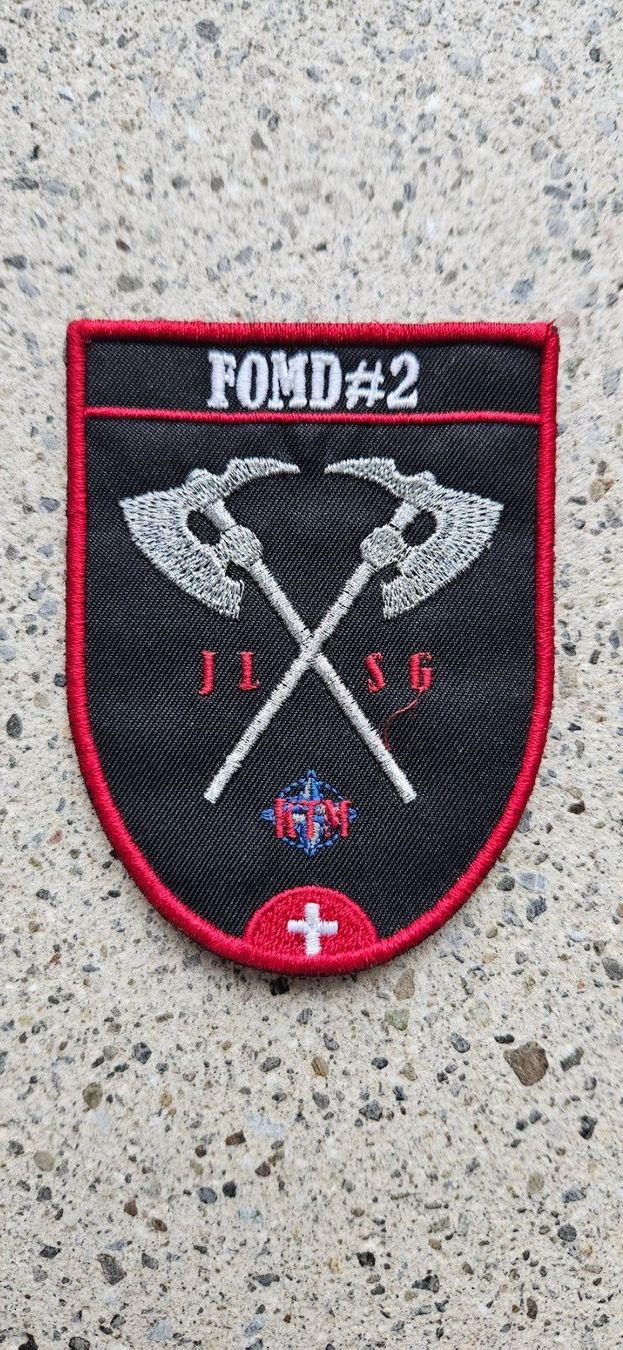 Schweizer Armee Placchette & Badge: *** Swisscoy Badge mit Klett *** – Nuovo e nell'imballaggio originale da Riedholz venduto da fr_sIruP