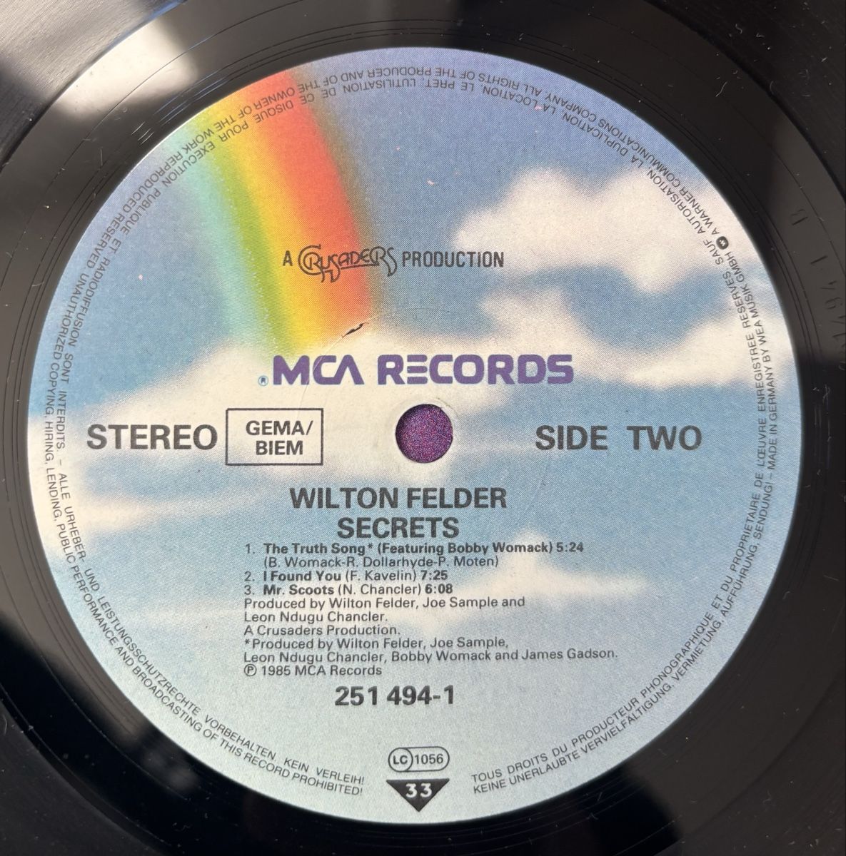 Dischi in vinile: Wilton Felder Feat. Bobby Womack - Secrets LP VG+/VG+ – Usato da Neuchâtel venduto da Deivid2 2