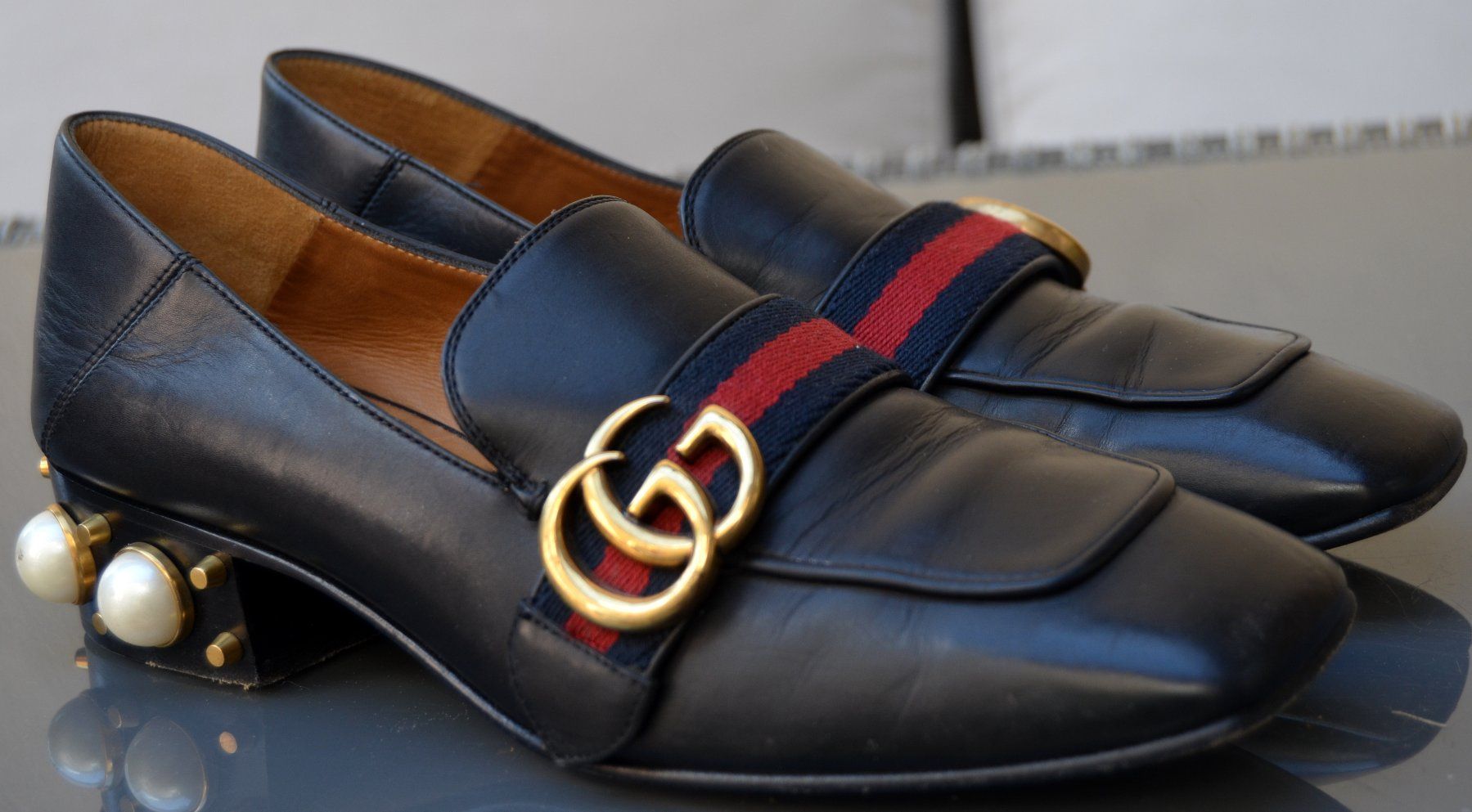 Gucci Damenschuhe: Gucci Mokassins / mocassins 37.5 – Gebraucht aus Collonges von Auganien 1