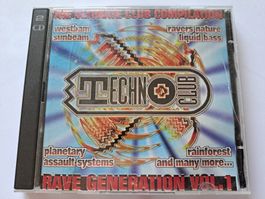 Cd Techno Club - Rave generation volume 1