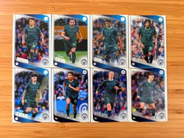 Manchester City x8 Base Cards - Topps UCC Flagship 2025/26