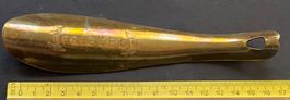 Fricker Schuhlöffel, Messing, vintage