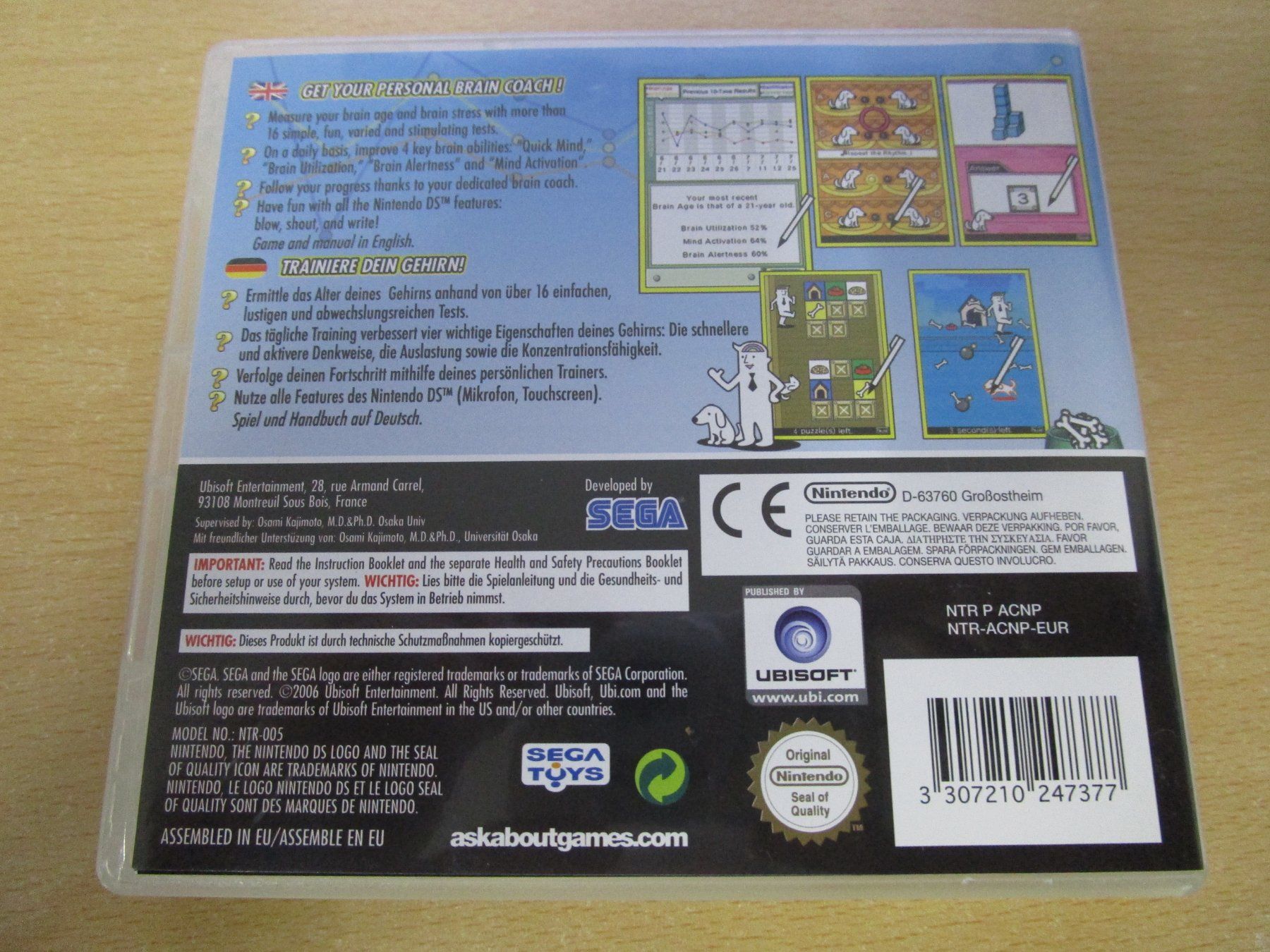 Nintendo Giochi: Mind Quiz Your Brain Coach Nintendo DS NDS – Usato da Goldau venduto da agestuffer 1