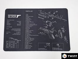 Putz- und Zerlegematte Glock 1 - Pistolen - Reinigungsmatte