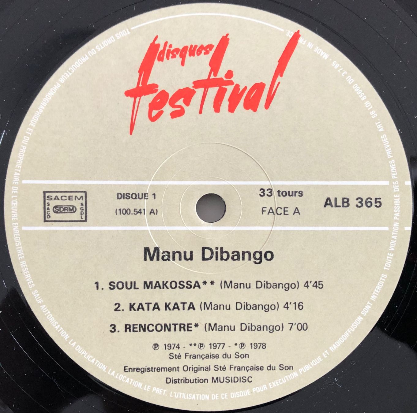 Dischi in vinile: MANU DIBANGO - MANU DIBANGO – Usato da Poliez-Pittet venduto da Newtown-Records 2