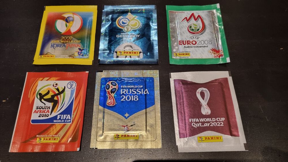Panini WM Sticker, ungeöffnet, verschiedene Jahre! Super! (Neuf avec ...