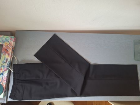 Schwarze Acne Studios Hose mit verstellb Bund Gr36/S wie neu