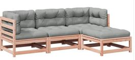 Garten-SOFAGARNITUR | KISSEN | MASSIVHOLZ | NP 500.00 | ZH