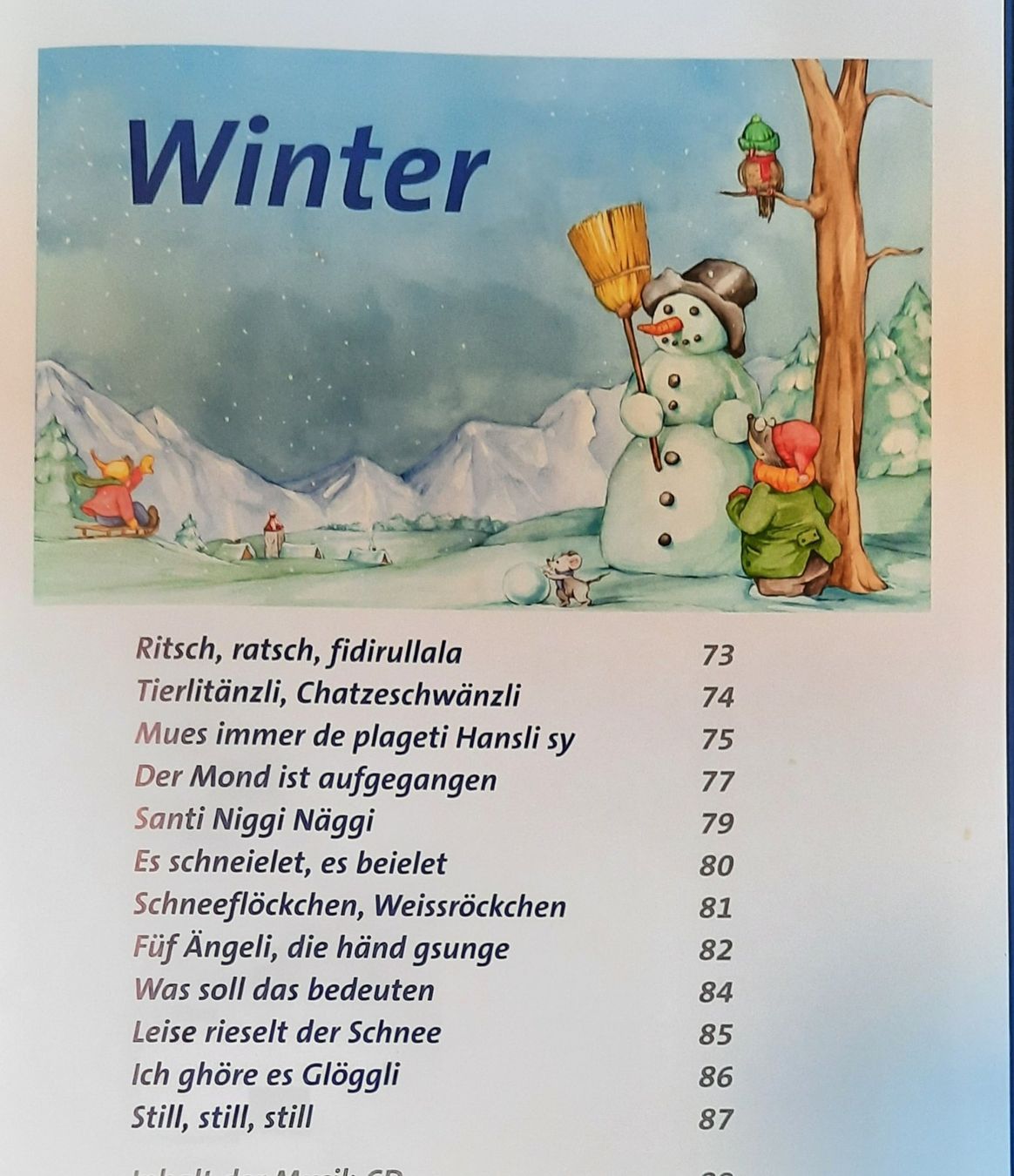 Bücher: Die schönsten Schweizer Kinderlieder - Hit für Chind mit CD! – Neu (gemäss Beschreibung) aus Niederrohrdorf von Victor777 4