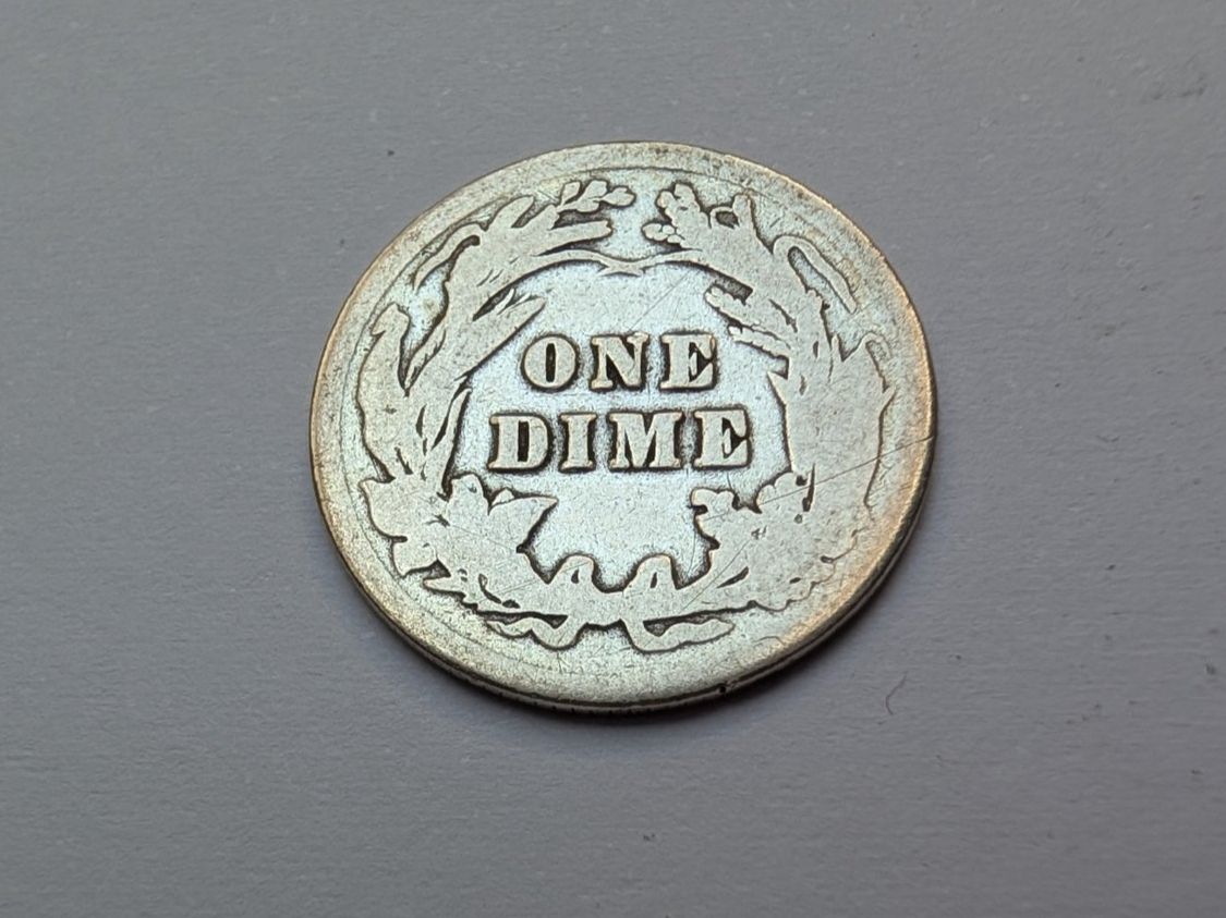 Toutes les monnaies: 🇺🇸  USA Dime 1913 - Barber - silver – D'occasion à Chavannes-Renens par silverismoney 1