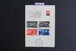 CH PTT Faltbögli mit Sonderstempel 1947             Los 6217