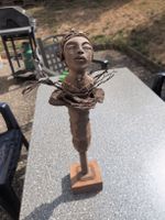 Sculpture terre cuite "Regards Croisés" Valérie Stegmueller 