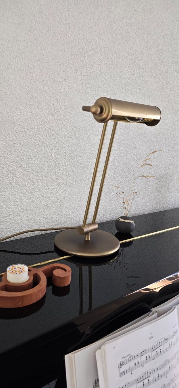 Lampade: Retro Tisch- & Klavierlampe – Usato da Ebikon venduto da stephaju