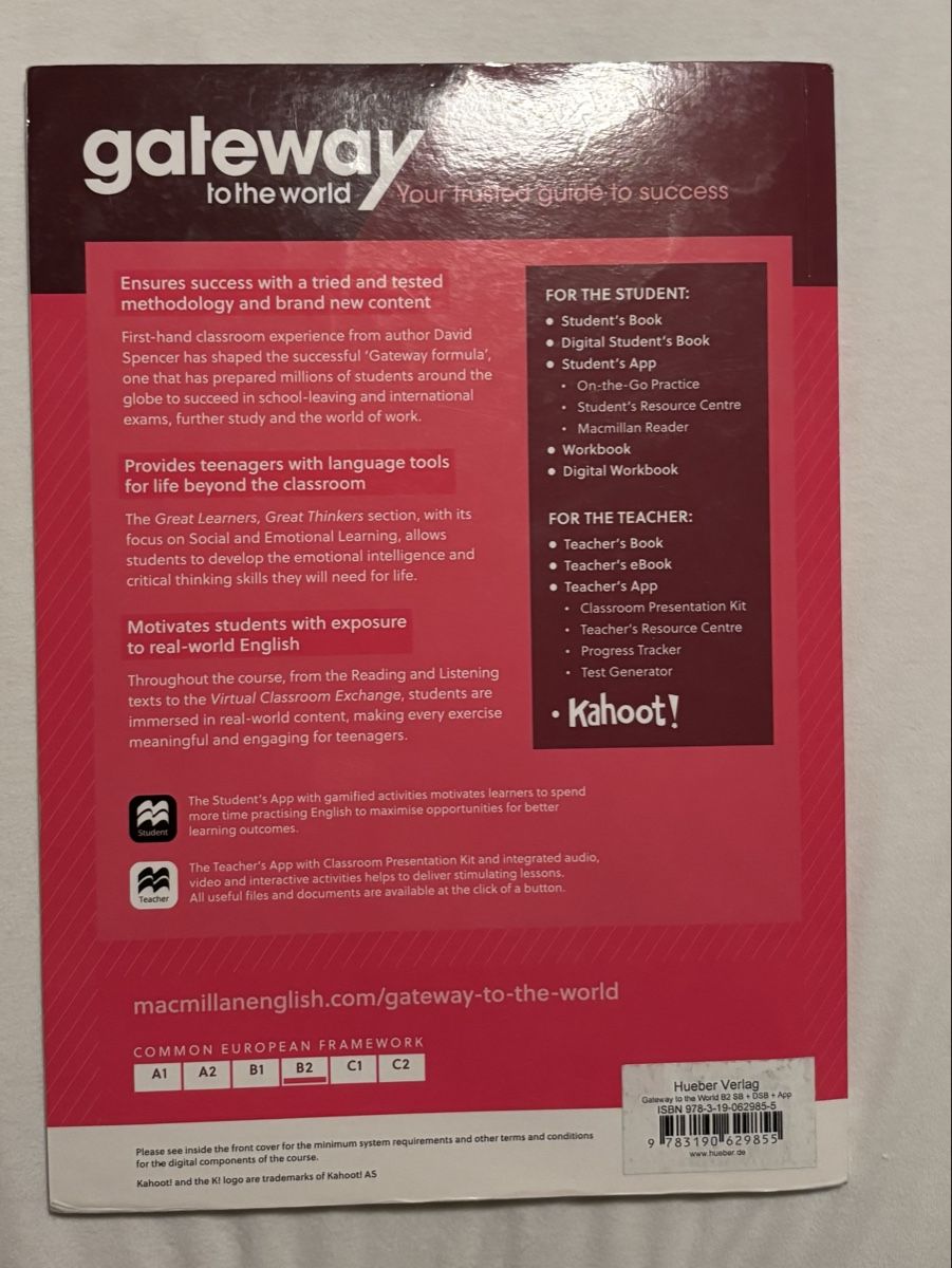 Libri: Gateway B2 Student's Book – Usato da Schwende venduto da tan_686w 1