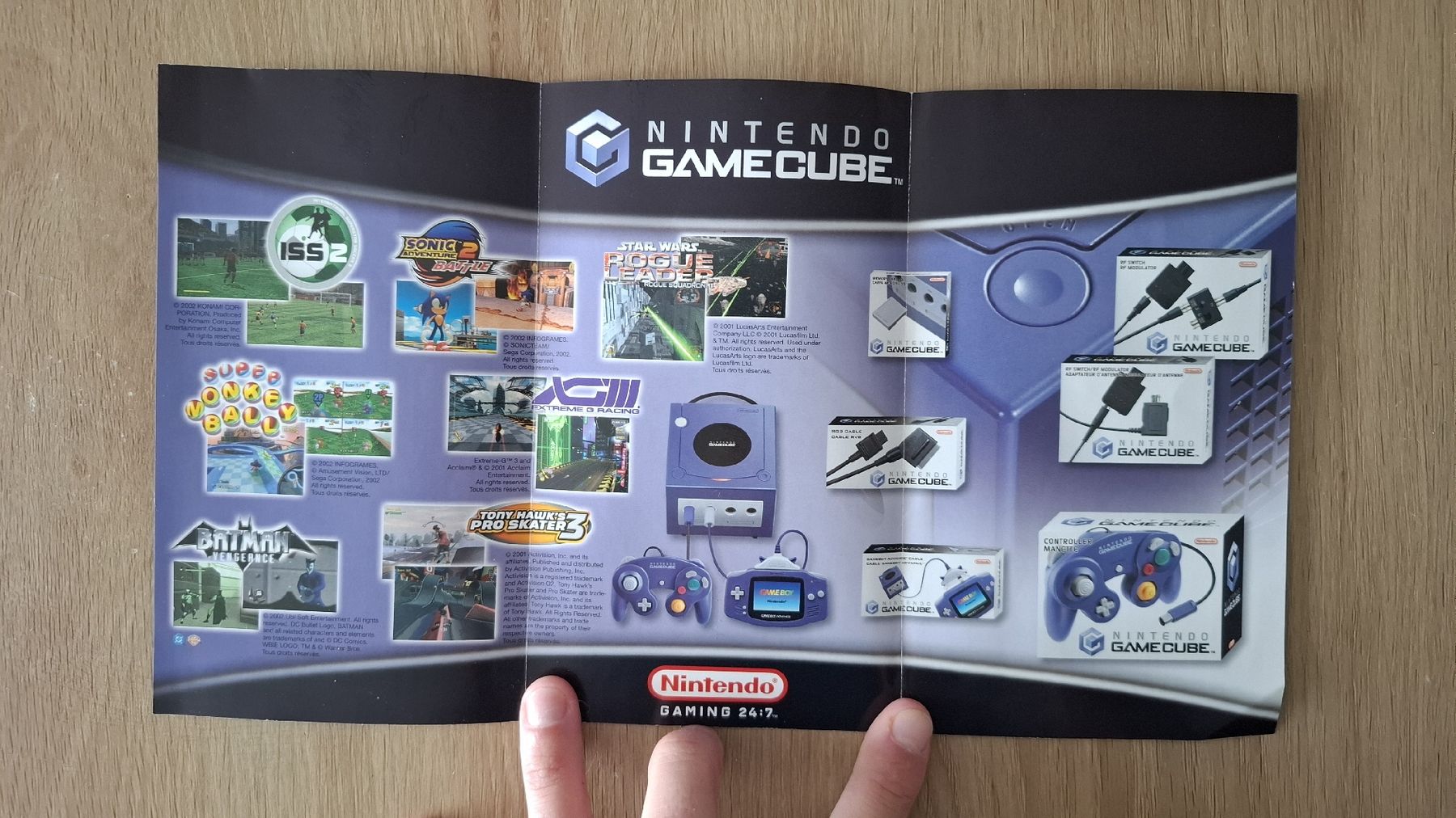 Poster & Bilder: Dépliant / affiche / poster original Nintendo GameCube – Gebraucht aus Fiaugères von Fiaugeres1609