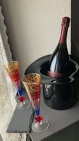 rare seau Champagne Verre atribué St-Prex Chapeau Sektkühler