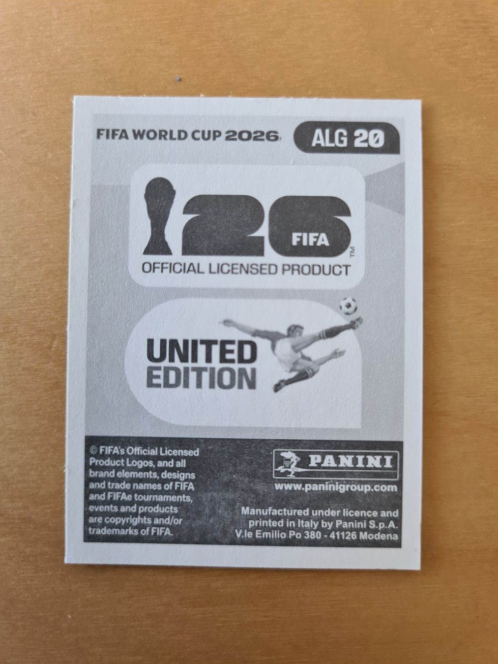 Panini Carte collezionabili: Panini Fifa World Cup 2026 Nr. – Nuovo (secondo la descrizione) da Oberwil BL venduto da Spieltopia 1