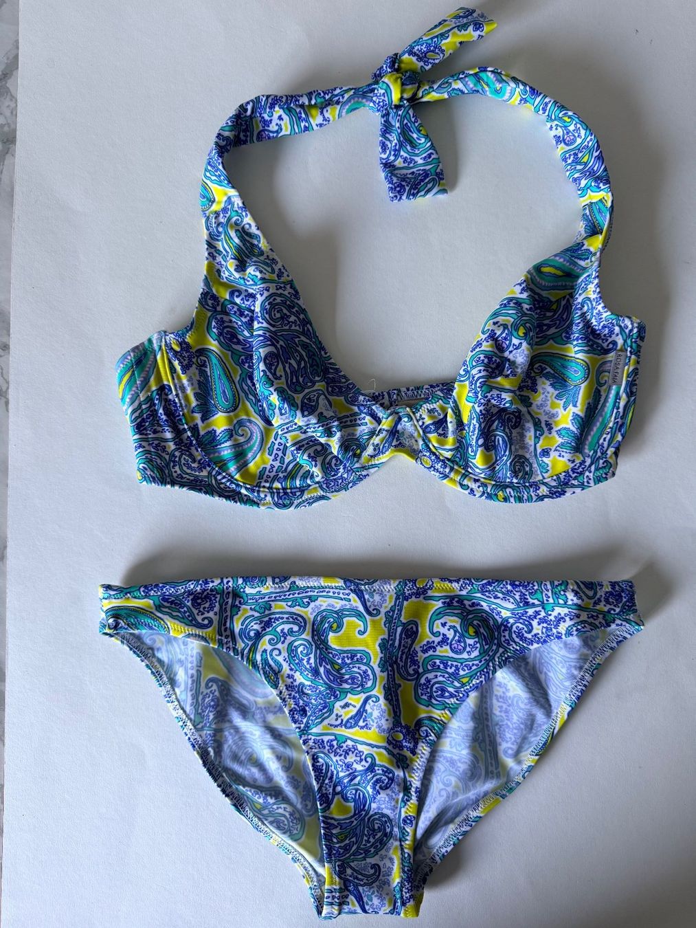 Costumi da bagno & Bikini: ROSA FAIA, Bikini, Grösse 38F/38, Farbe Blau/Gelb – Nuovo e nell'imballaggio originale da Rudolfstetten venduto da gst_g7xl 3