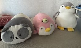 3er Set MINISO / Anirollz Kuscheltiere