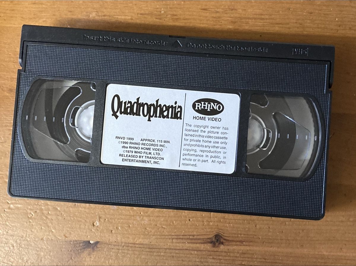 Tutti i VHS: The Who-Quadrophenia – Usato da Wädenswil venduto da sayyes 2