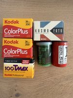Analogfilme Kodak, Kosmo, Revlog, Washi