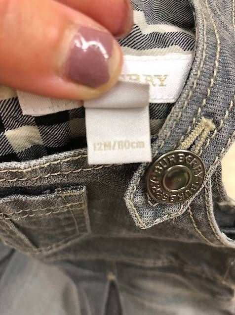Burberry Vestiti & Gonne: Burberry Jeanskleidchen Neuwertig Gr 80 – Usato da Freienbach venduto da ang_8xxz 2
