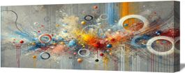 NEU🔝 SUPER PREIS 💲 Wandbild 120x40/ Abstrakt