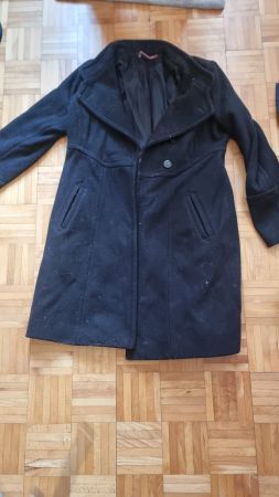 Manteau noir hiver comptoir des cotonniers