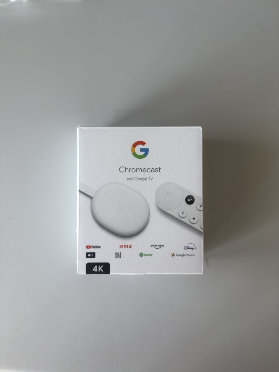 Google Lettore multimediale & Streamer: Google Chromecast with Google TV 4K weiss – Usato da Erlenbach ZH venduto da elmelon