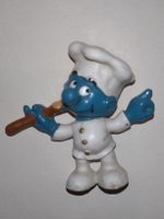 Schtroumpf Cuisinier RARE! Déco Vintage 1983 Wallace berrie
