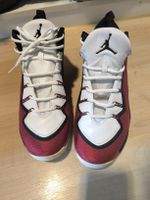 Jordan Air Flightplate Turnschuhe rot weiss Grösse 46