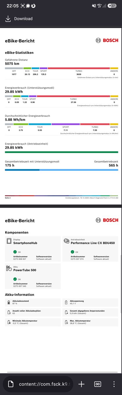 Bosch Akkus: Bosch Powertube 500 vertical mit Testbericht  – Gebraucht aus St-Sulpice VD von marc0815