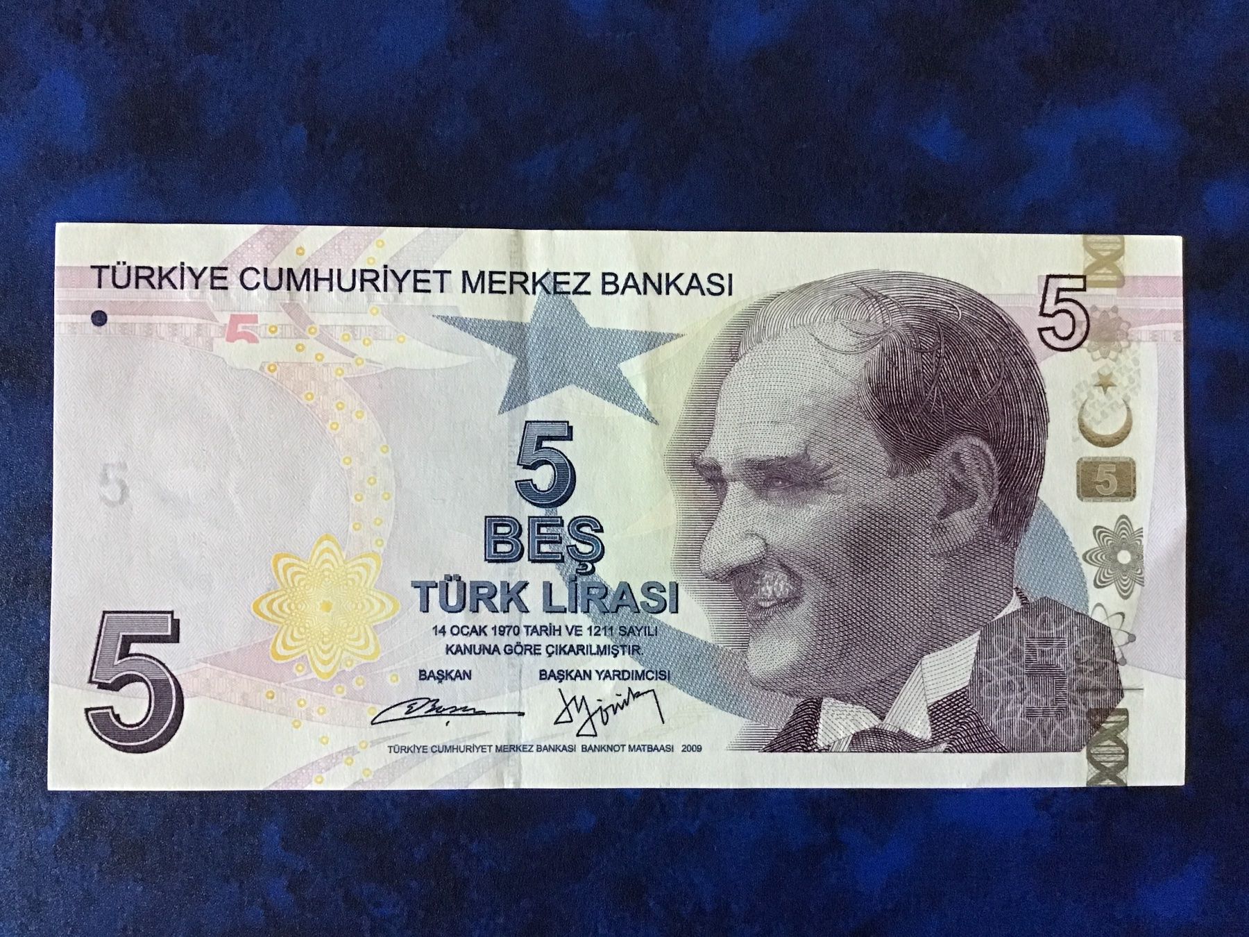 Banconote: Türkei 5 Lira 2009 – Usato da Urtenen-Schönbühl venduto da absolut08