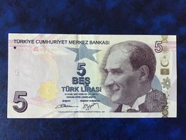 Türkei 5 Lira 2009