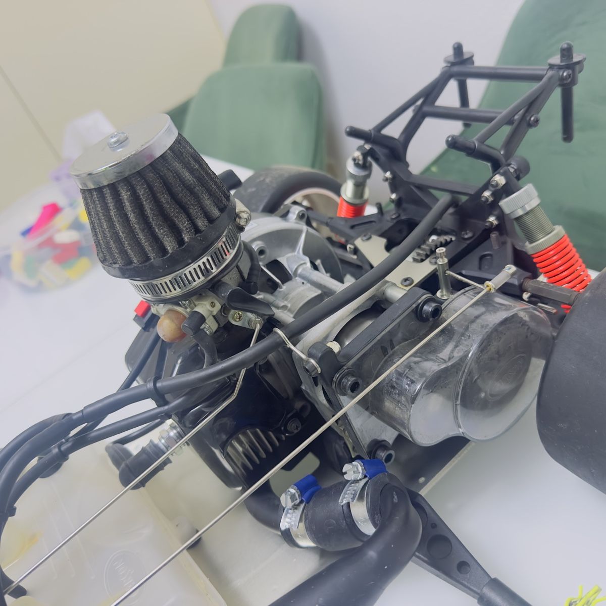 Modellismo RC: RC Auto benzin 23 corsan – Difettoso da Nebikon venduto da sal_pvk8 4