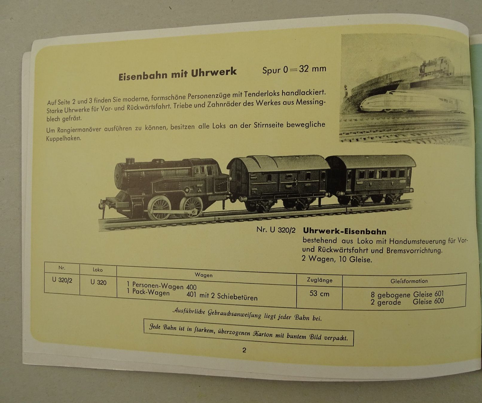 Fleischmann Modelleisenbahnen: FLEISCHMANN 0 KATALOG 1951 – Gebraucht aus Grüningen von Kartensammler 1