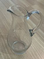 Wasserkrug aus Glas, 24cm hoch - top Zustand