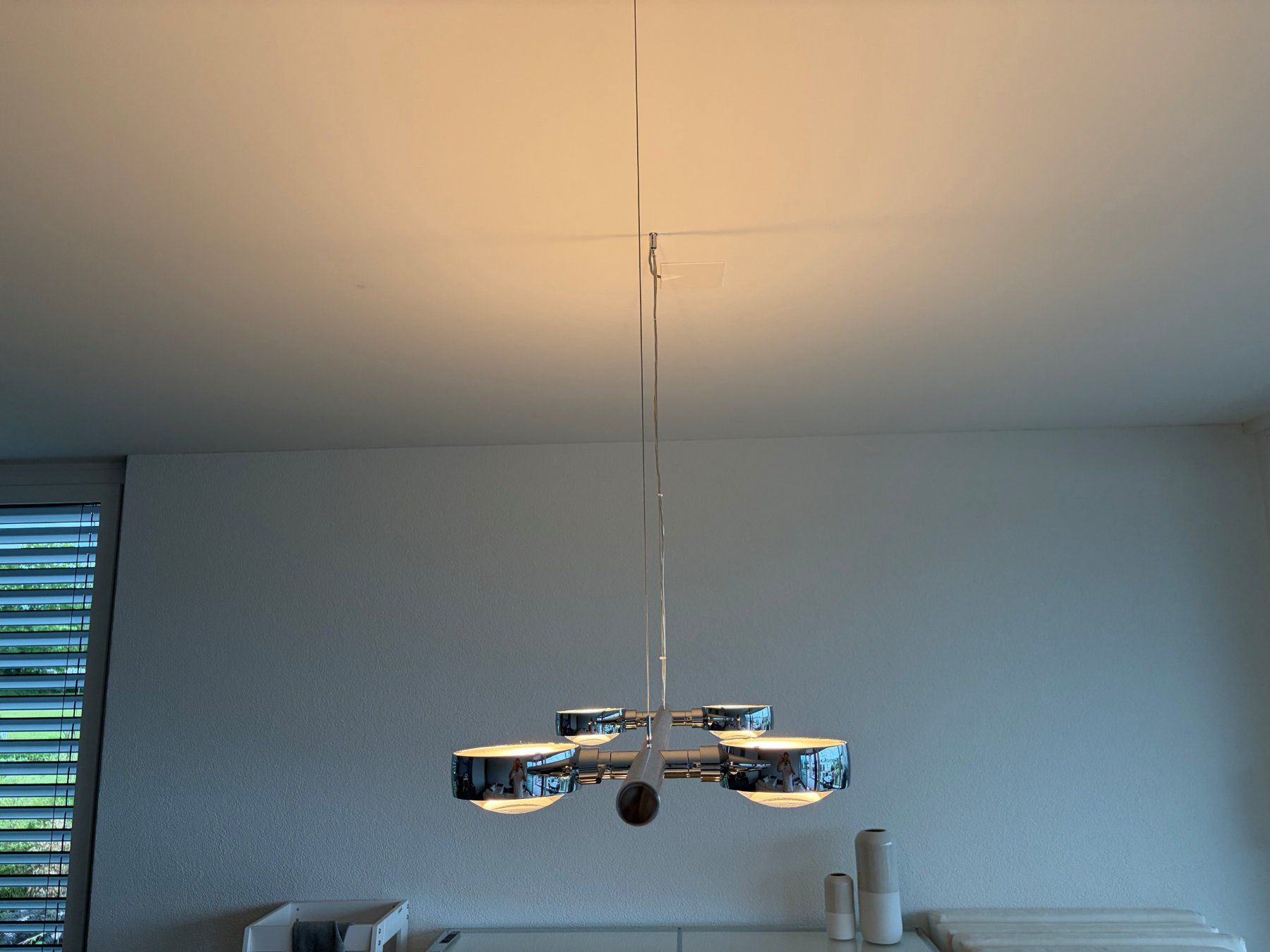 Occhio Lampadari & plafoniere: Occhio Sento Deckenleuchte chrom mit 4 Reflektorenköpfe – Usato da Bern venduto da FuRo_ 2