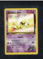 Sabrina's Abra - 1st edition Gym Challenge