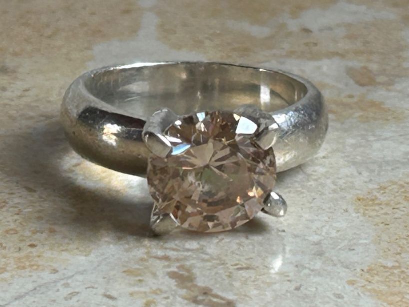 Anelli: Silberring WEDDING mit Zirkonia Gr. 56 – Usato da Dittingen venduto da Bijoubelle