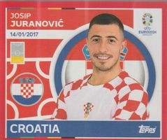 EURO 2024 Topps sticker CROATIA CRO 11 JURANOVIC