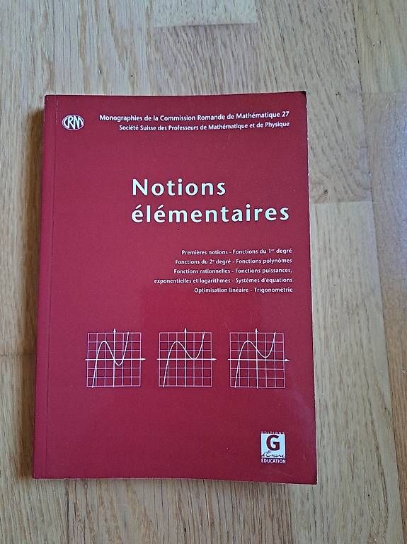Libri: Livres math CRM – Usato da Puidoux venduto da cha_t77k 1