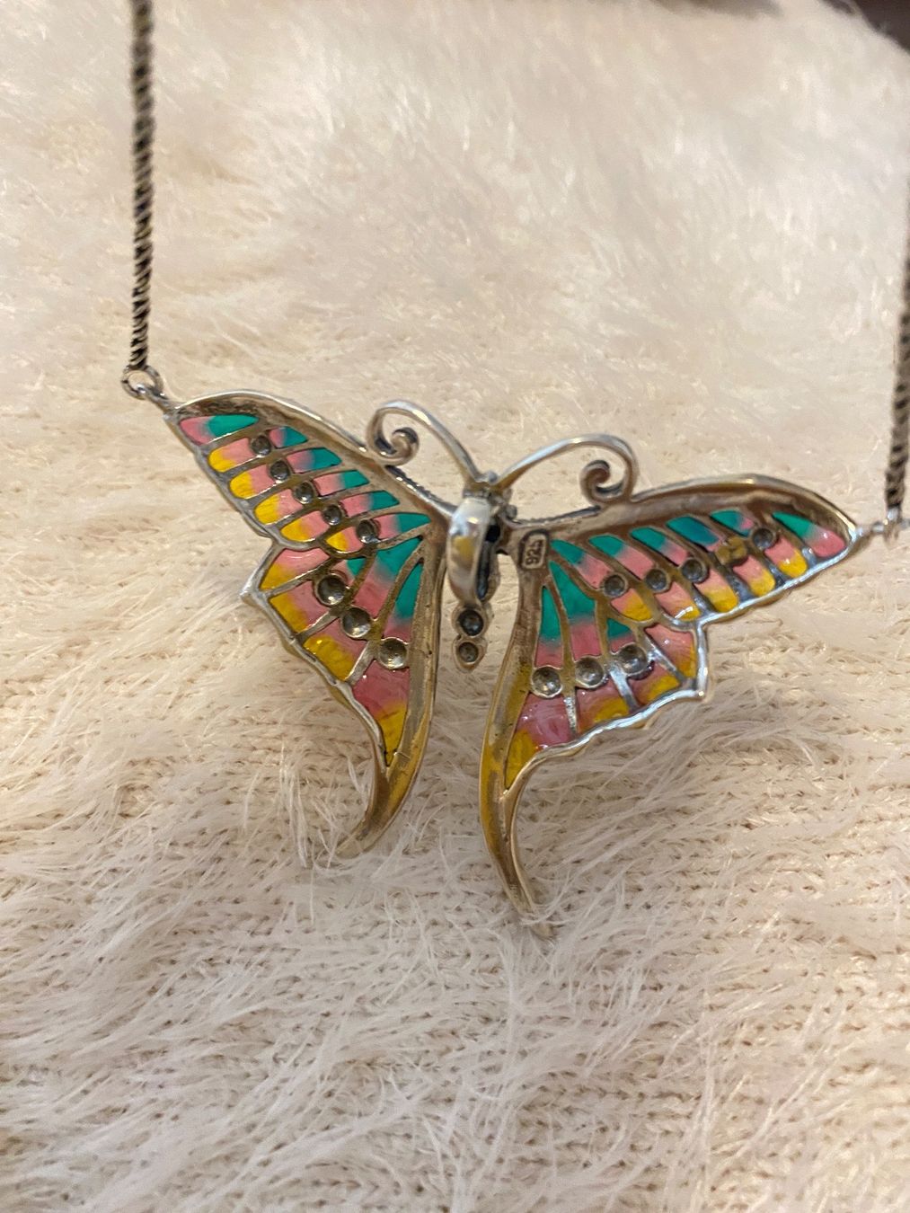 Ketten: Halskette Libelle 925 Sterling Silver mit Smaragd – Neu (gemäss Beschreibung) aus Zürich von LIBELLA13 4