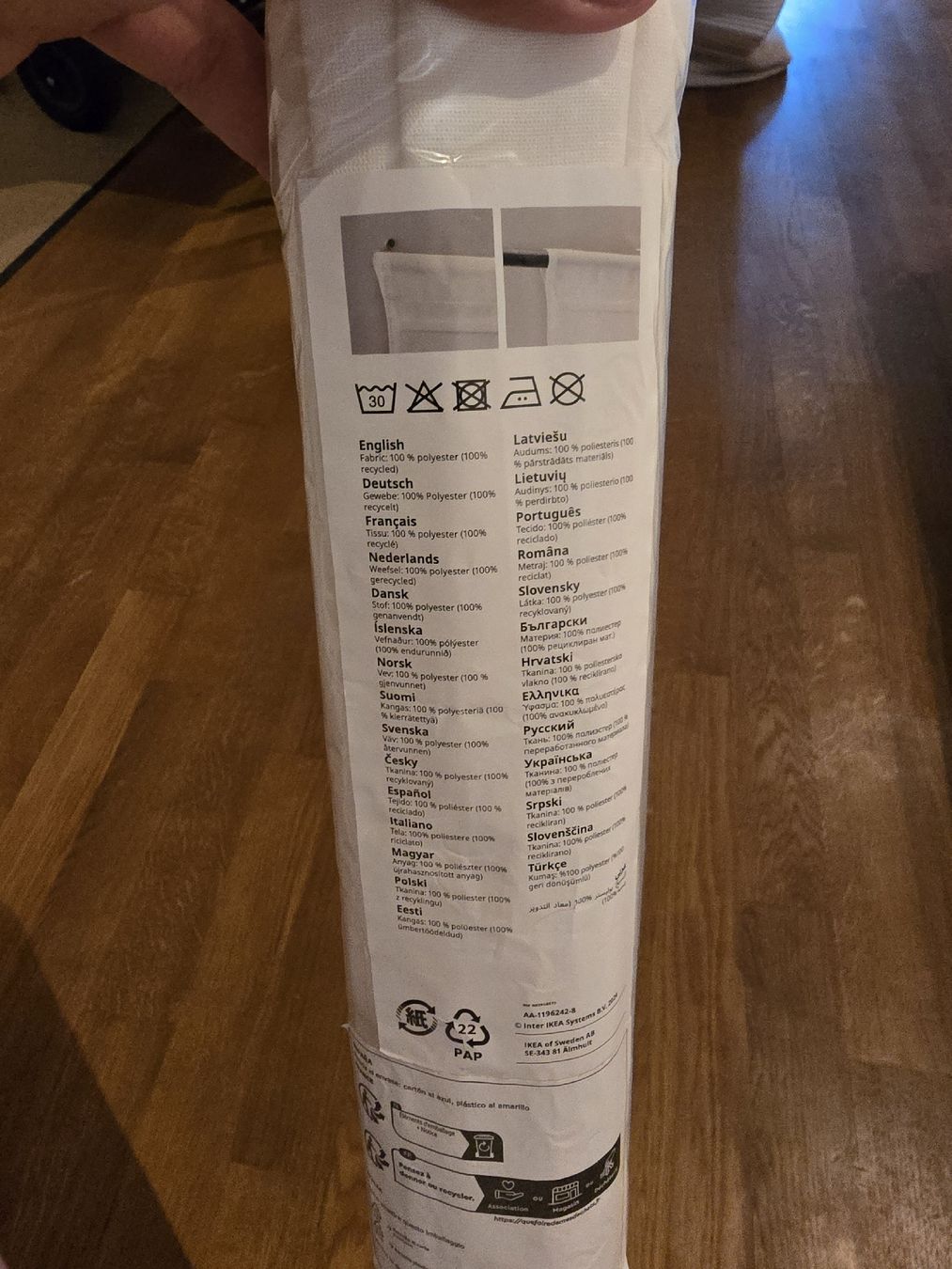 Vorhänge: IKEA RINGBLOMMA 80x160 cm weiss neu – Neu und originalverpackt aus Basel von rev_26s7 1