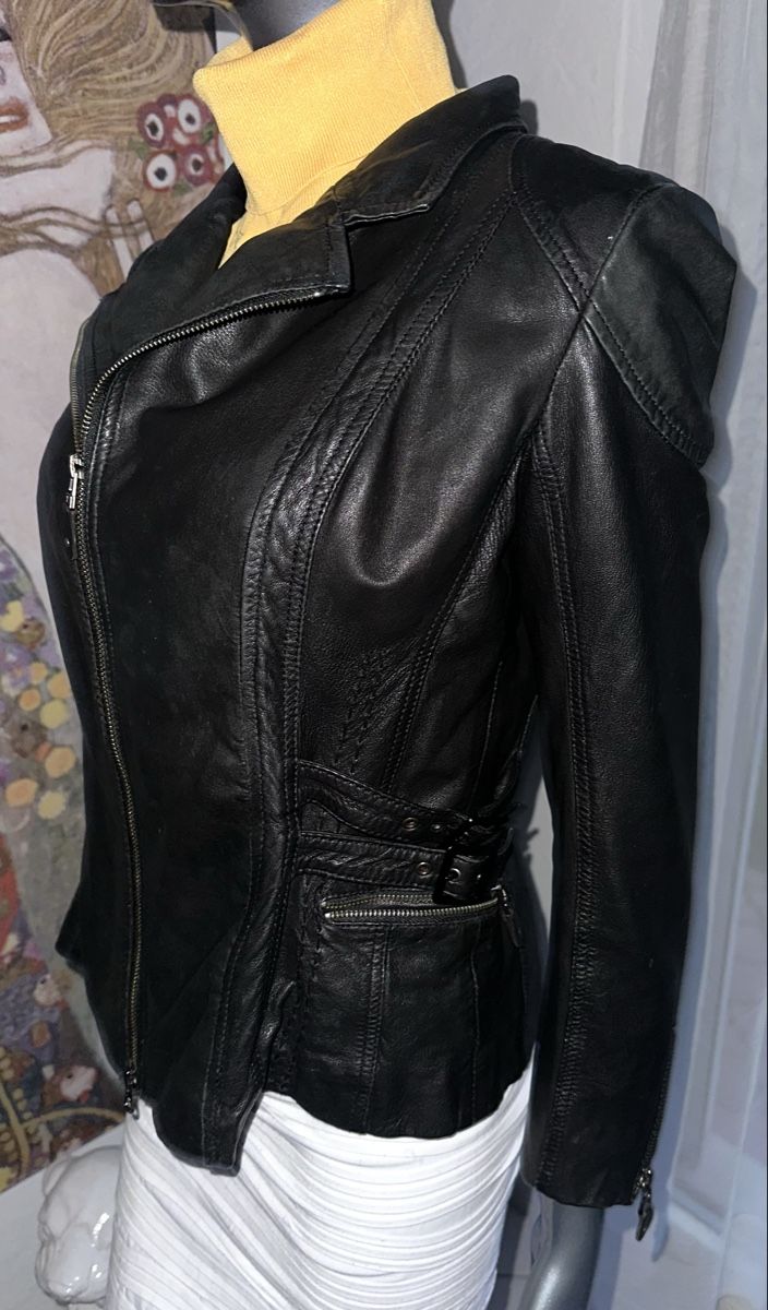 Max Mara Giacche: MAX & CO LEDERJACKE GR. L neuwertig – Nuovo (secondo la descrizione) da Unteraegeri venduto da MH203 5