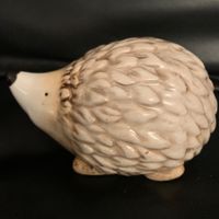 Igel Figur aus Keramik, Deko