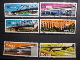 DDR 1976 Brücken gest.