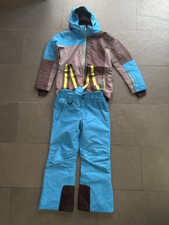 Skihose Kinder Grösse 140 hellblau guter Zustand