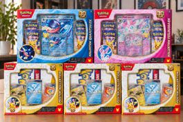 Pokémon 30 Jahre Bundle DE (2x EX-Box und 3x Poster-Box)