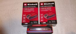 NEU&OVP 3xEinhell Akku Power X-Change Plus Sealed 18V 3.0Ah 
